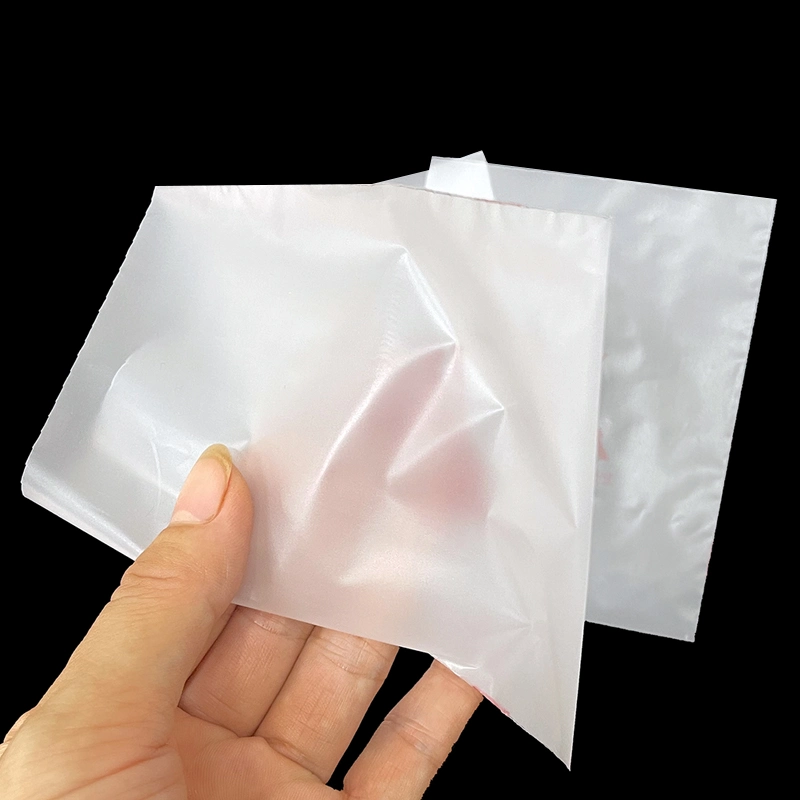 Translucent Frosted Flat Pocket Soft Material Plastic Packaging Bag