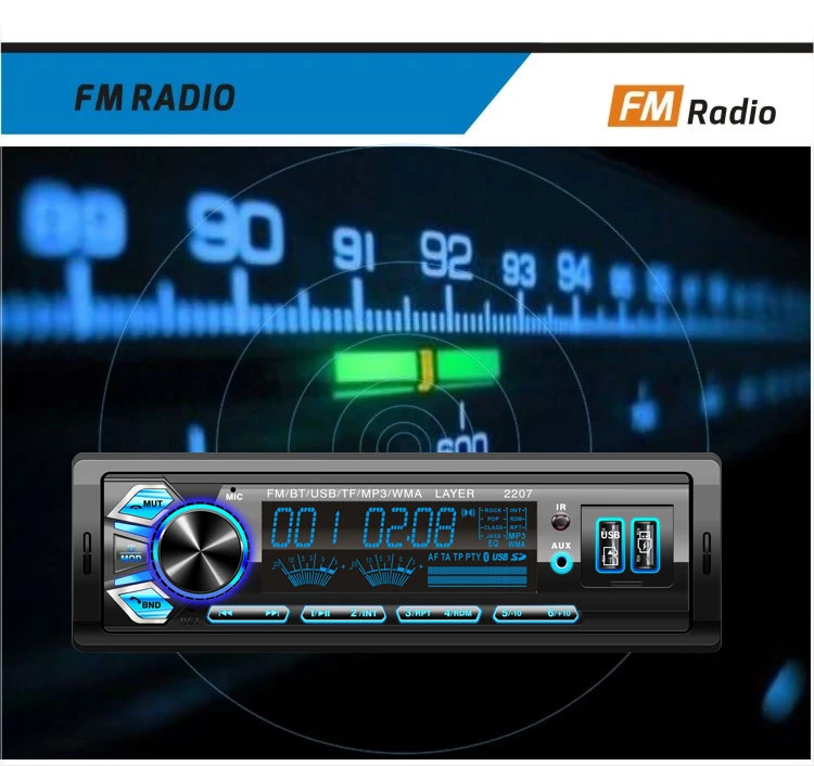 Áudio de alta qualidade para automóvel um auto-rádio DIN MP3 para automóvel