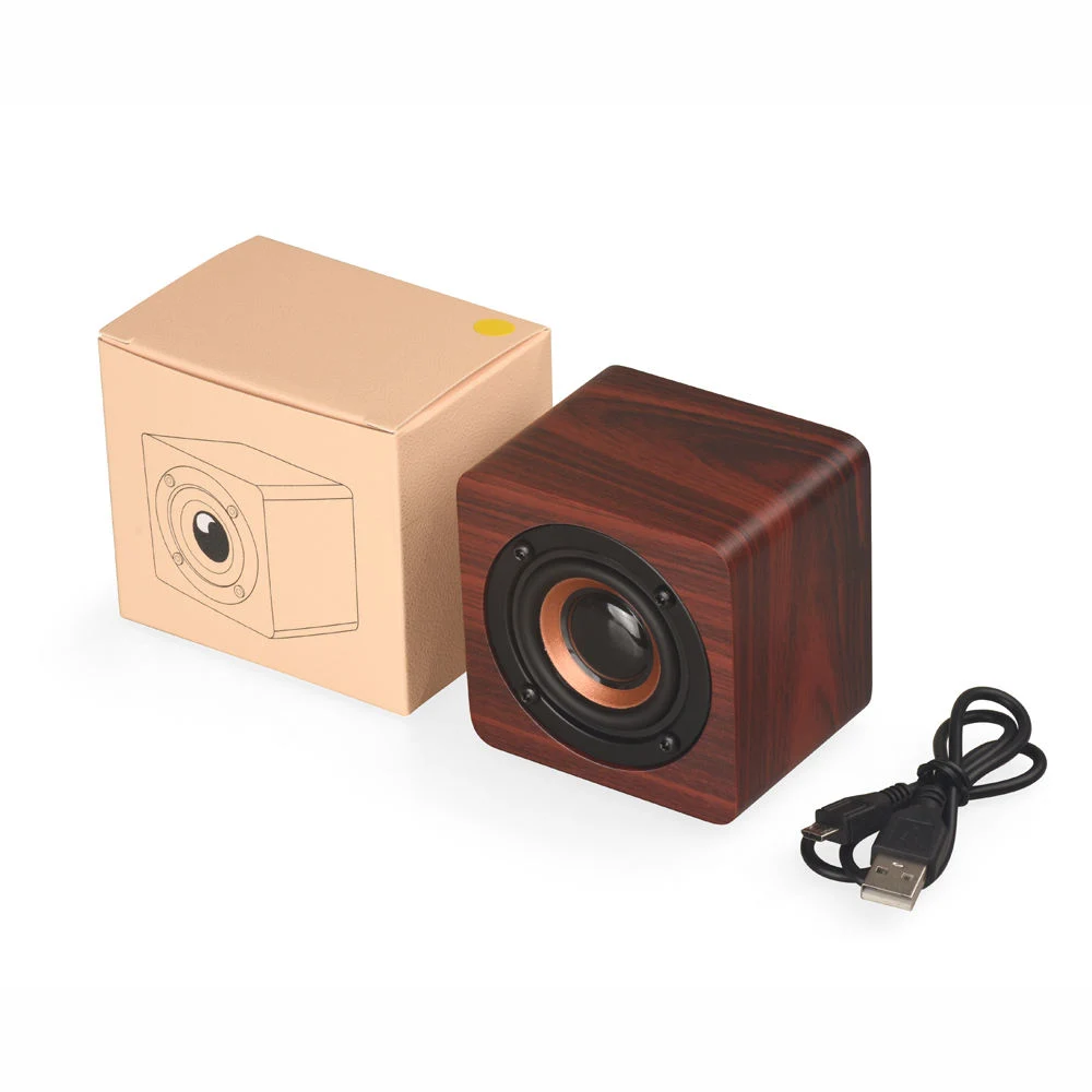 Popular Customized Wood Bluetooth Speaker for Mobile Phone Portable Mini Speaker