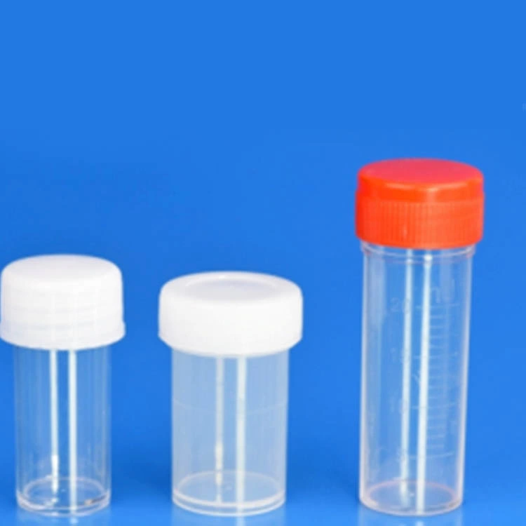 Medical Disposable 60ml 80ml 120ml Sterile Plastic Cups Sample Collection