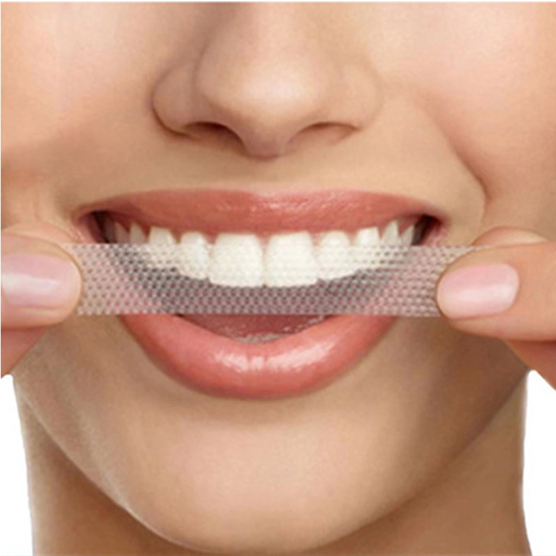 Tiras de los dientes blanqueamiento dental Gel Blanco tiras de Blanqueamiento Dental