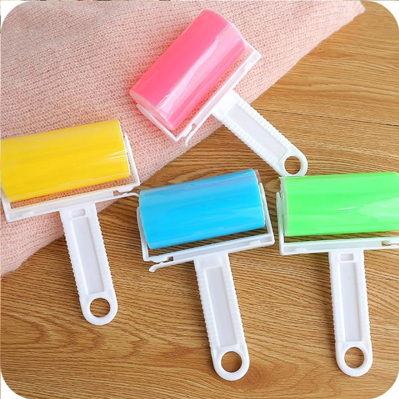 Stick Dusty Roller Rubber Woolen Cloth Cleaning Roller Brush Dry Cleaner Water Washing Rubber Rolle