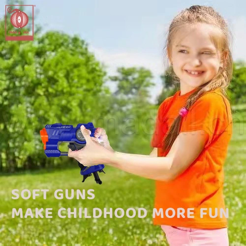 Günstige Preis Kinder Spielzeug Outdoor-Spiel Kunststoff Schaum Bullet Spielzeug Air Gun Soft Bullet Blaster Gun für Jungen