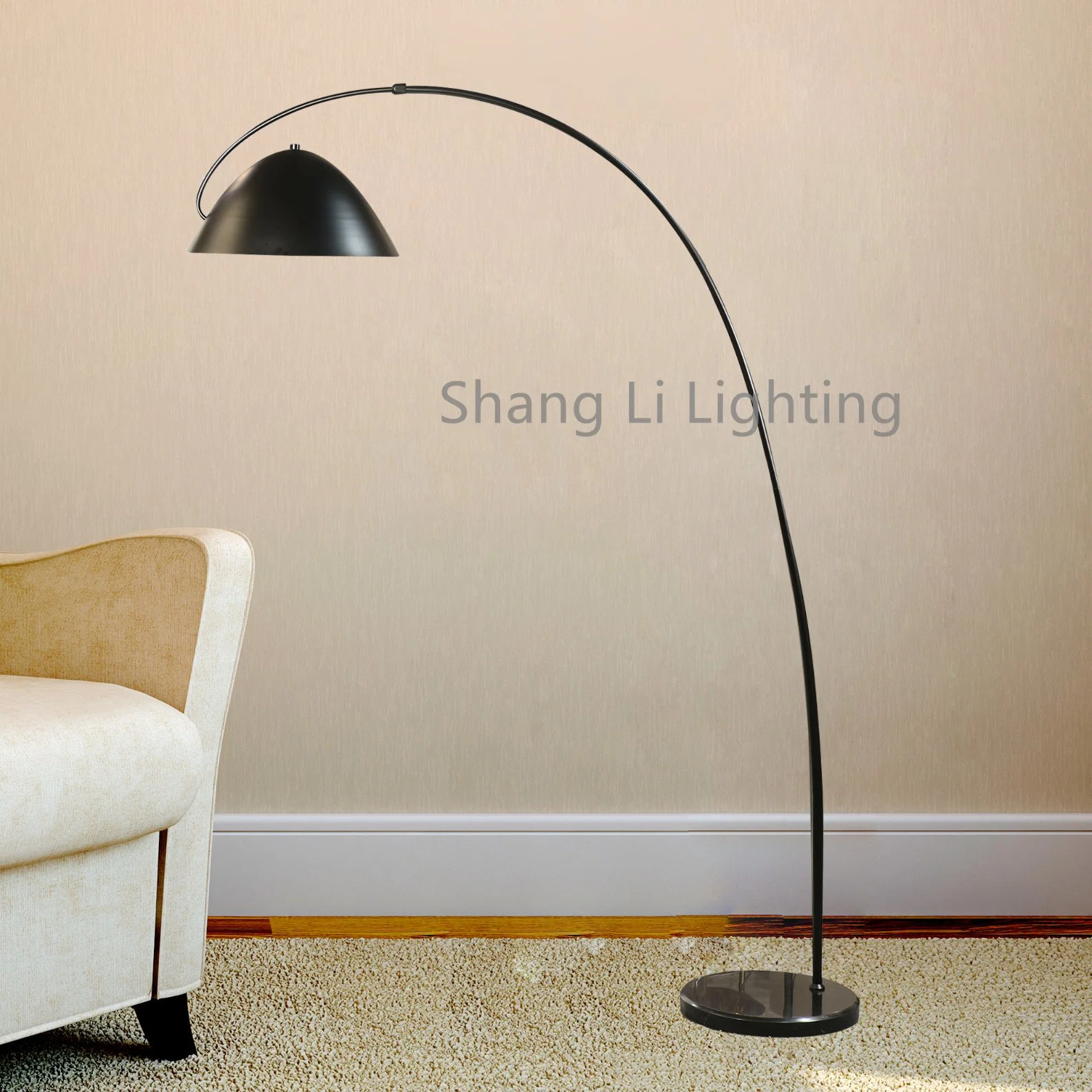 Moon Shadow Fishing Lamp Table Lamp Floor Lamp Living Room Modern Simple Sofa Lamp Design Sense Nordic Vertical New Light Luxury