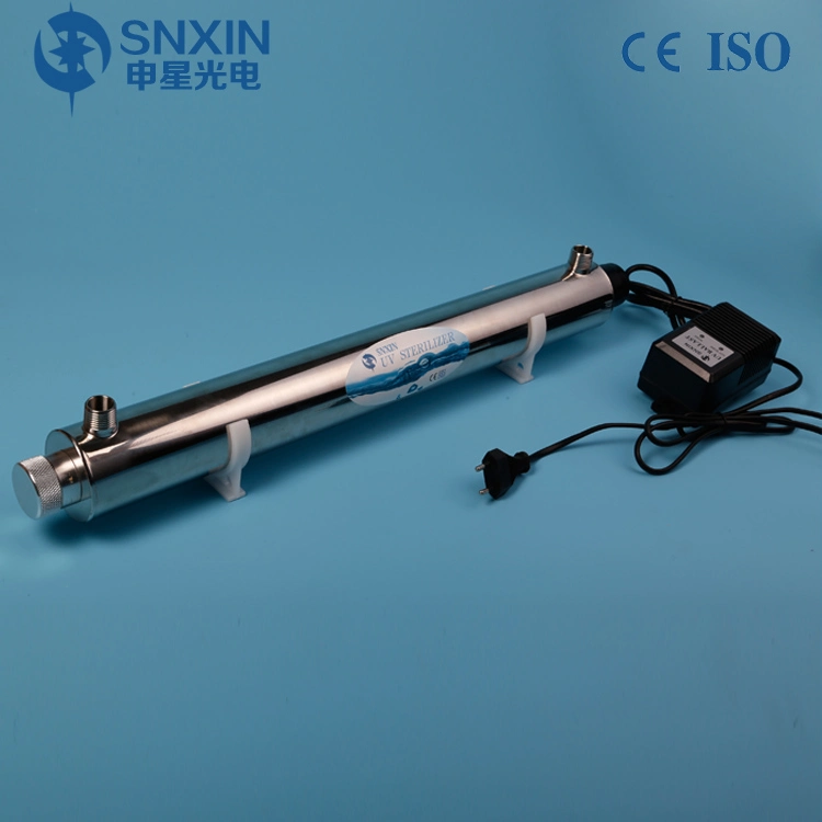 Snxin Good Sale 16W 2gpm 304ss Sterilization Equipments Ultraviolet Sanitizer CE RoHS Saso UV Sterilizer