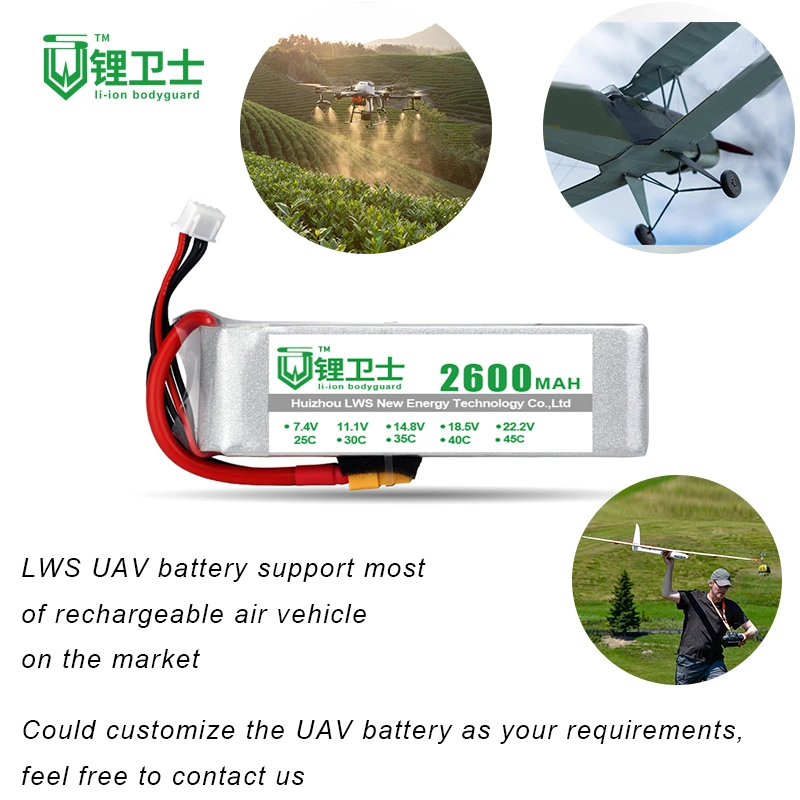 Ep 11.1V 3s Li-Polymer 2400mAh Rechargeable Battery Accessories Lipo Battery 12V 4s Li-Polymer 2400mAh Rechargeable Battery