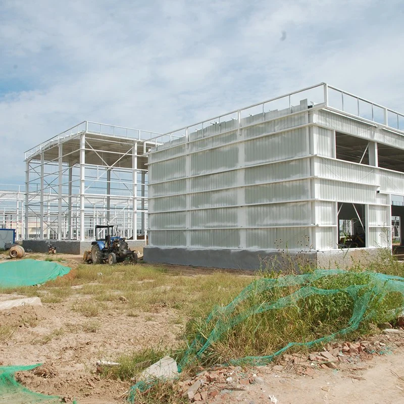 Secção H prefabricadas Prefab Construção da estrutura a estrutura de aço para manual