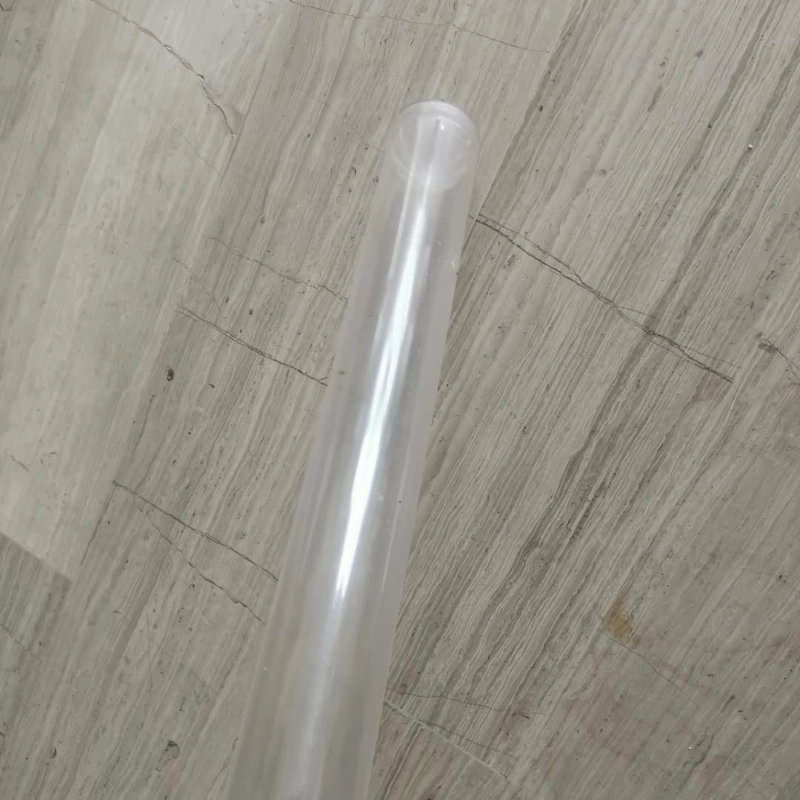 La extrusión de tubo transparente de PVC rígido orden personalizado cilindros envases biodegradables tubo Tubo de plástico