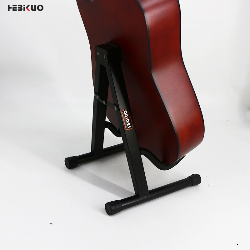 Mejor venta y alta calidad OEM Logo Guitar Stand Hierro Soporte de guitarra Soporte de guitarra acústica