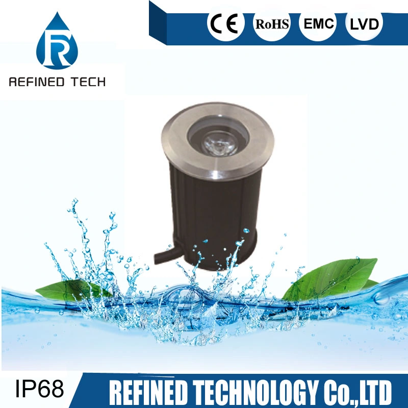 IP68 1W 3W Mini Type LED Underwater Spot Light Recessed Pool Light