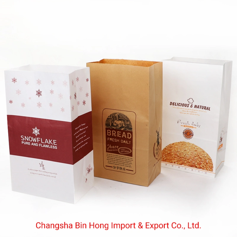 Food Grade Waterproof Kraft Paper Bag Factory Customized Brown Kraft Paper Bags