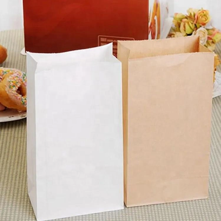 Quadrado biodegradável # 4 6 8 12 papel Kraft Flower Bouquet Saco de embalagem