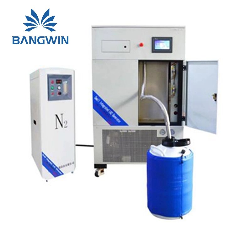 Hot Sell CE ISO Approved Integrated 24L/Day 40lpm Easy Operate Cooling Capacity Liquid Nitrogen Machine Refill Station 99.9% Purity Automatic