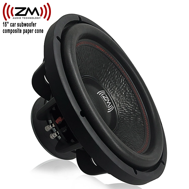 4 sistema de sonido de altavoces para coche Dual 15inch Bocina de bobina de voz 3*100oz Audio de coche de Subwoofers de imán