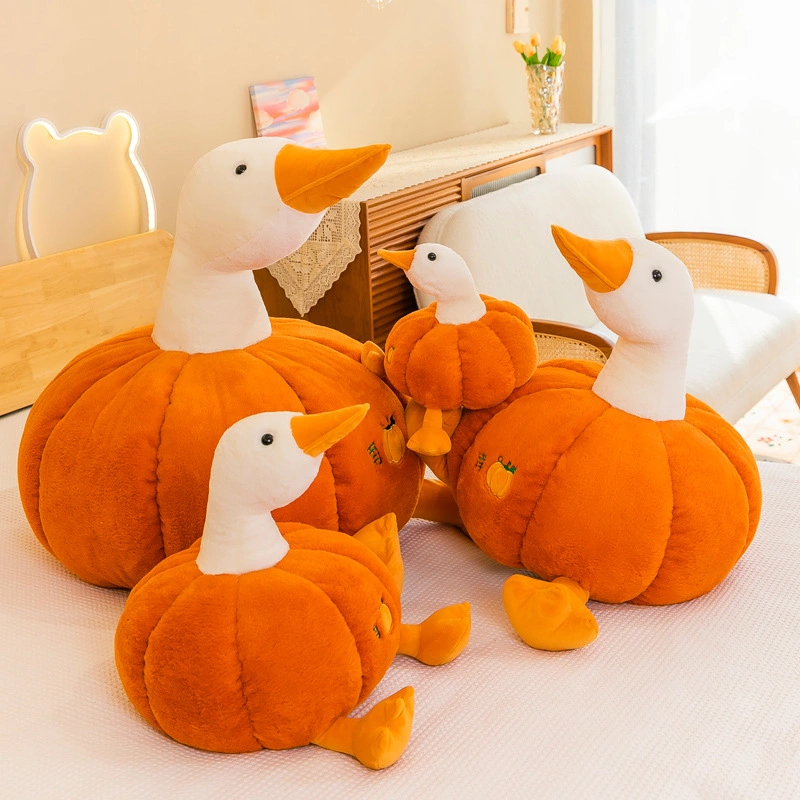 Muñeca de calabaza Nueva muñeca de Pato Plush muñeca de juguete y suave Lanzar almohada