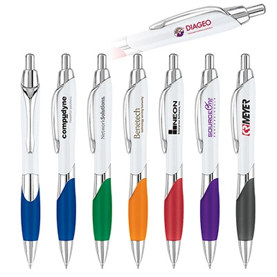 Gel Jewel-Tone bon marché promotionnel Royal stylo avec logo personnalisé pour la publicité stylo à bille torsion