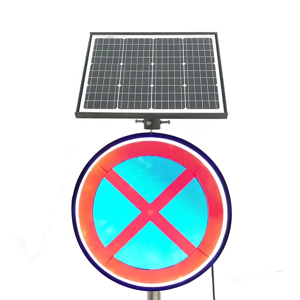 Customer Design Solar Powered LED Traffic Warning Sign Board