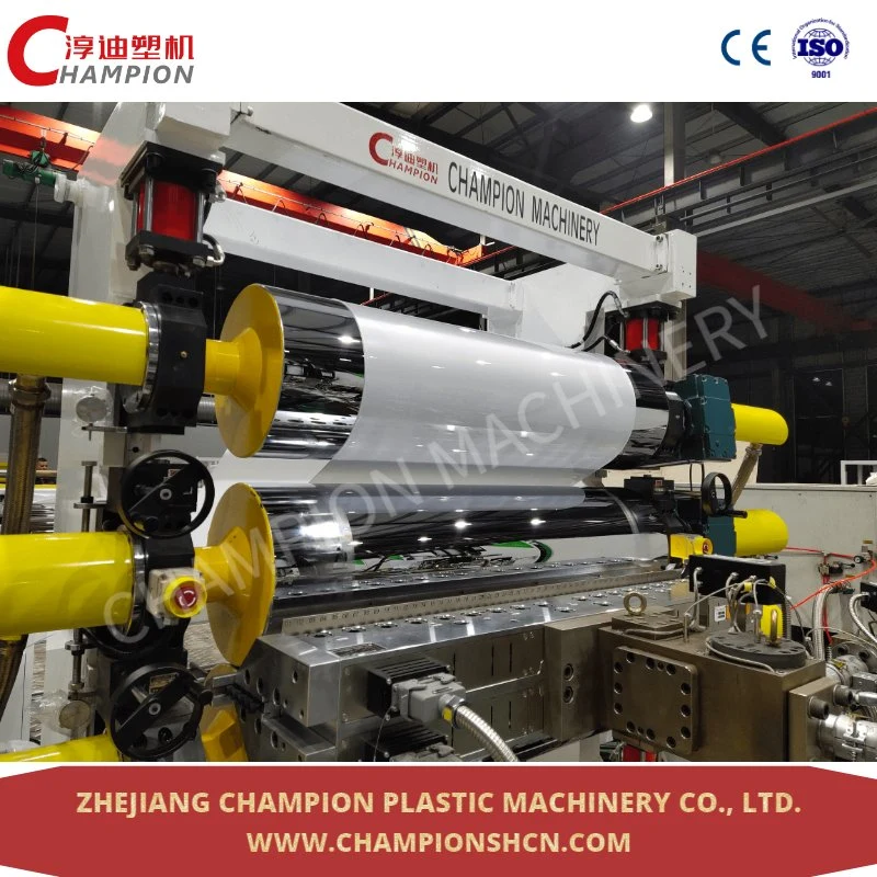 La Chine Champion de la machinerie en plastique ABS/hanches réfrigérateur Board/Ligne/d'Extrusion de feuilles de plastique Machine de l'extrudeuse