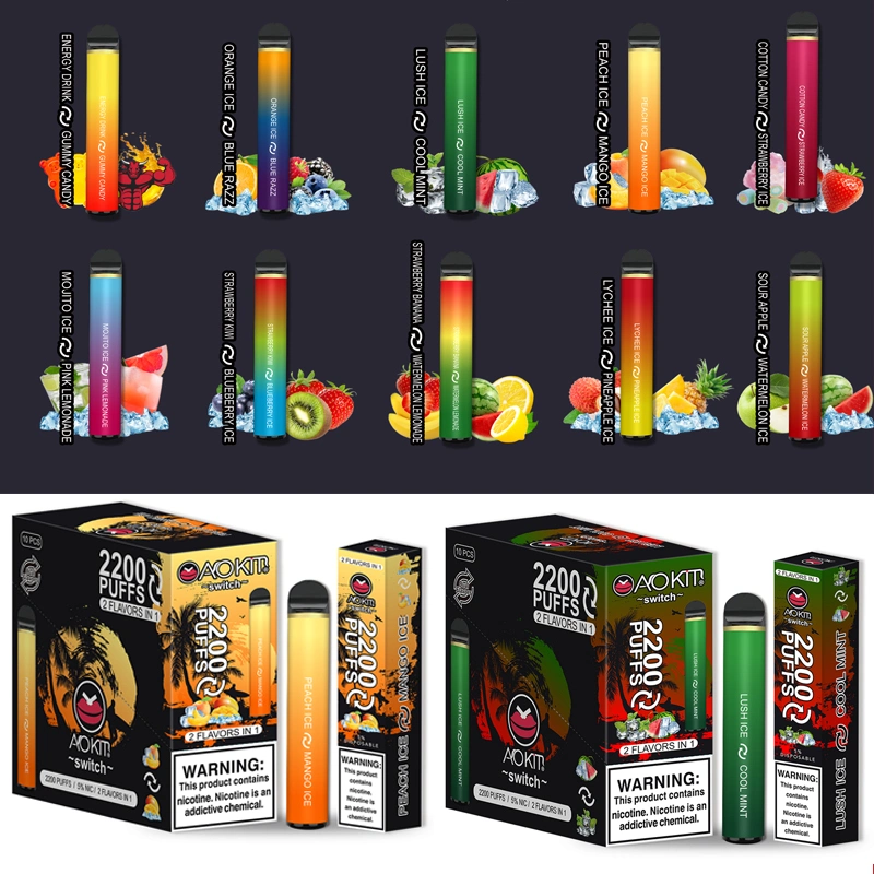 Dubai Zbood 0%/2%5%  Neon Slab Empty Tastefog Lucid Pod Aokit Switch 2200puffs Disposable/Chargeable Vape