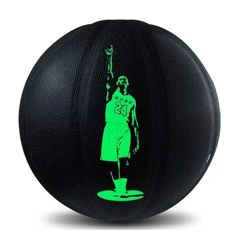الشعار الأخضر اللون الأخضر كرة السلة PU/المواد الصديقة للبيئة
