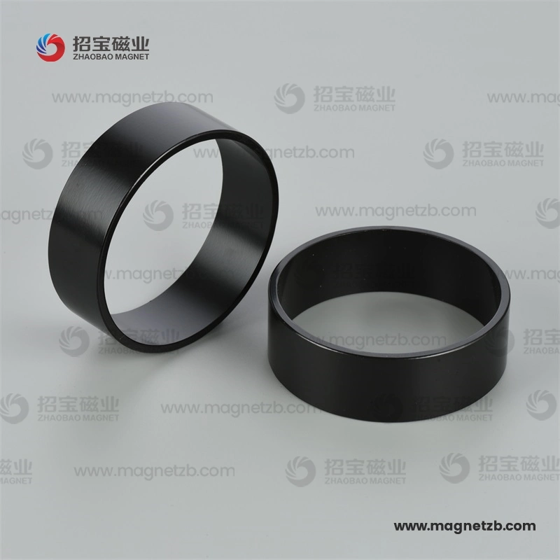 Radiale Ausrichtung Hochwertige Seltene Erden Permanent Starke Magnetische Material Kundenspezifischer Industrie Sintered Neo Neodym NdFeB kleiner Magnet Ring mit Beschichtet