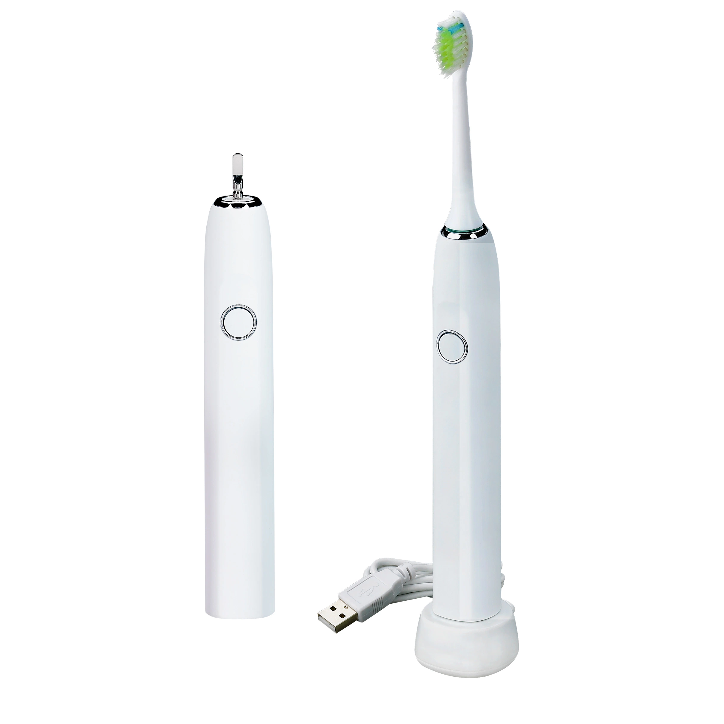 Js307 Power Rechargeable Electric Toothbrush Sonic for Adult