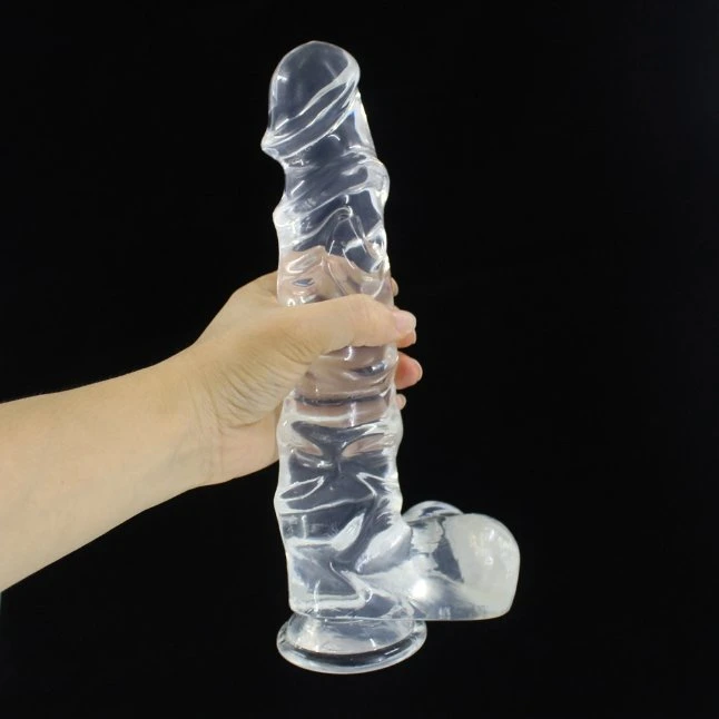 10 pulgadas de TPE enorme Dildo realista polla enorme consolador de Wowen Aldult Sex Toys