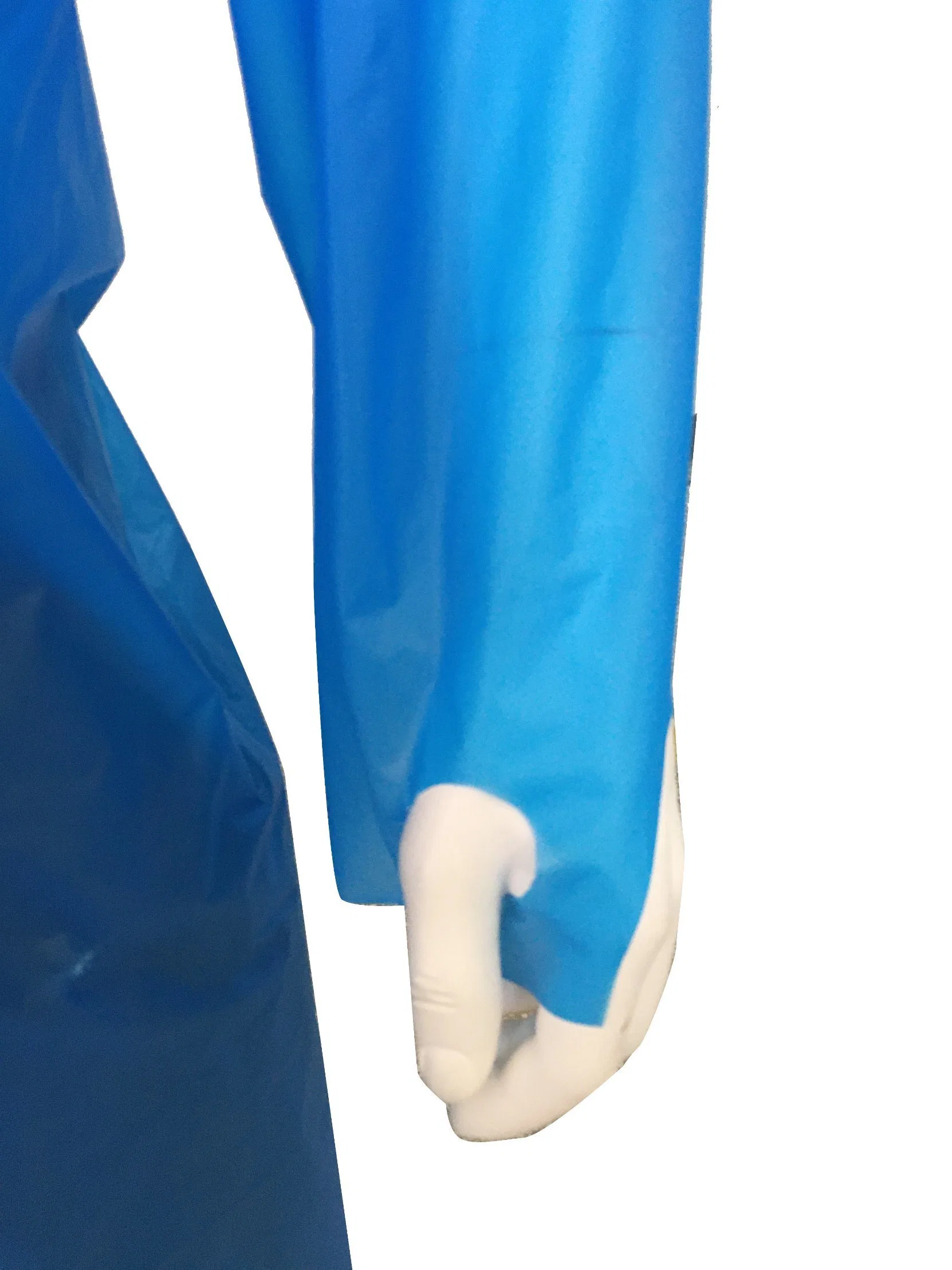 Disposable PP Non Woven Gown Protective Clothing Shirt Long Sleeve SMS Safety Work Wear Clothing