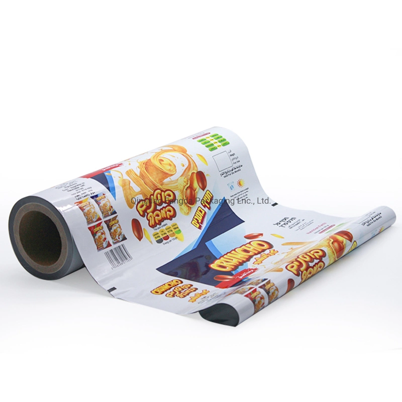 La Comida de plástico de embalaje flexible laminado rollos de película saquito.