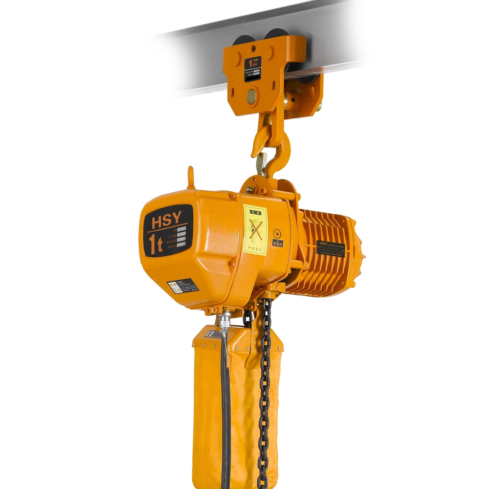 CE Approved Electric Trolley Hoist Electrical Chain Hoist with Factory Price