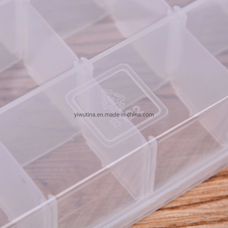 18 Grids PP Plastic Compartment Storage Box Spare Parts