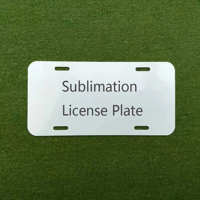 Printable 12X 6X 0.25 Car Tags Sublimation Aluminum License Plates Car Plates