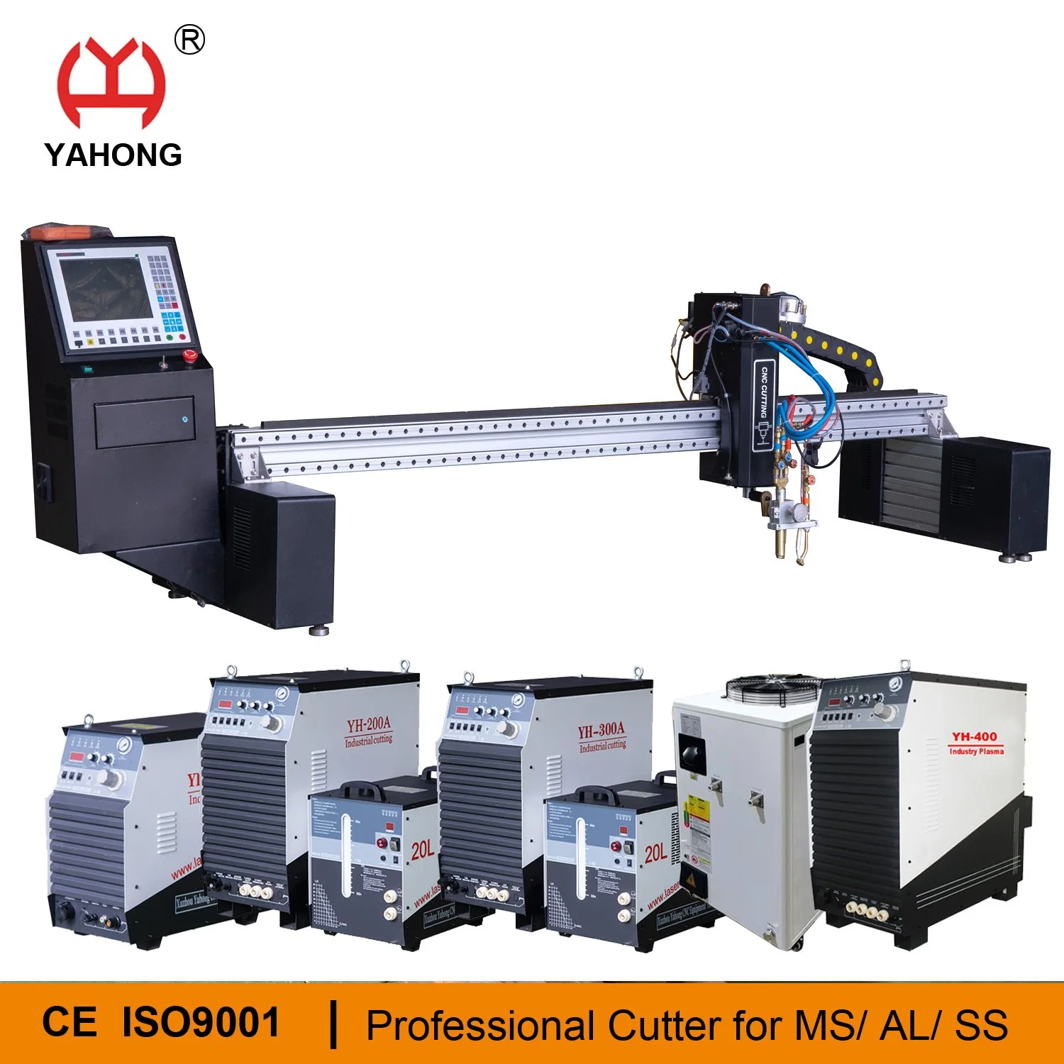 CNC Portal Plasma Cutting Steel Machine with Oxy Acetylene Torch