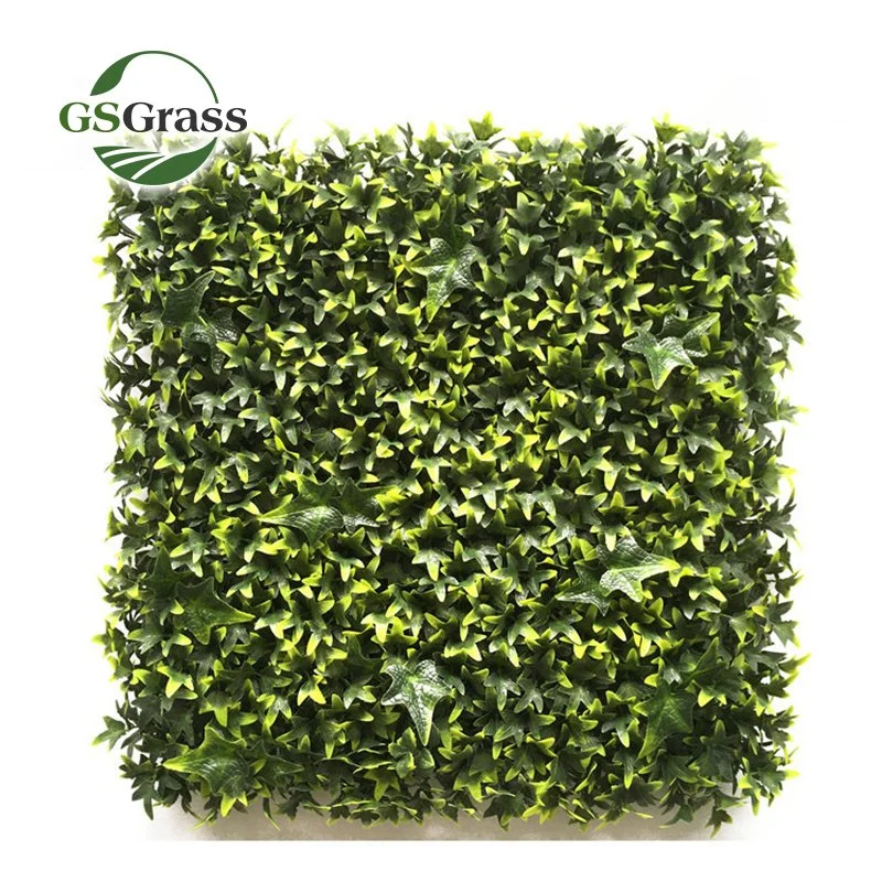 Anti UV protegido contra el fuego retardante Artificial Boxwood Plant Foliage Fence Protección de la privacidad Jardín vertical Verde Panel de pared