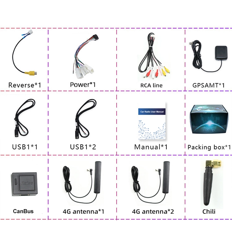 Jmance écran tactile GPS radio stéréo 10 pouces vidéo de voiture Lecteur DVD voiture avec écran pour Peugeot 107 2005 - 2014