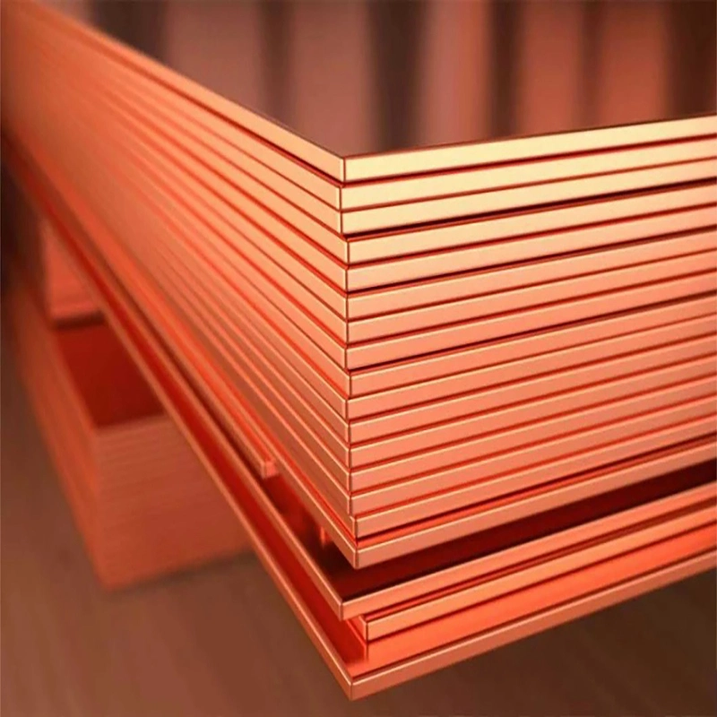 Hot Rolled Polished Thickness 0.1mm-0.3mm High-Grade Pure Copper Sheet