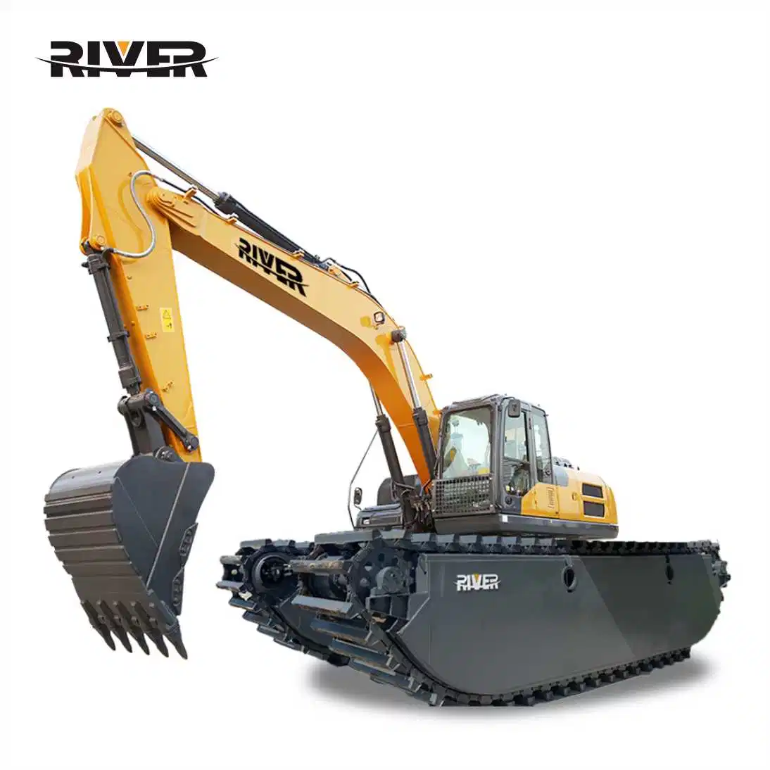 Custom Logo Marsh Swamp Buggy Amphibious Excavator for Sale