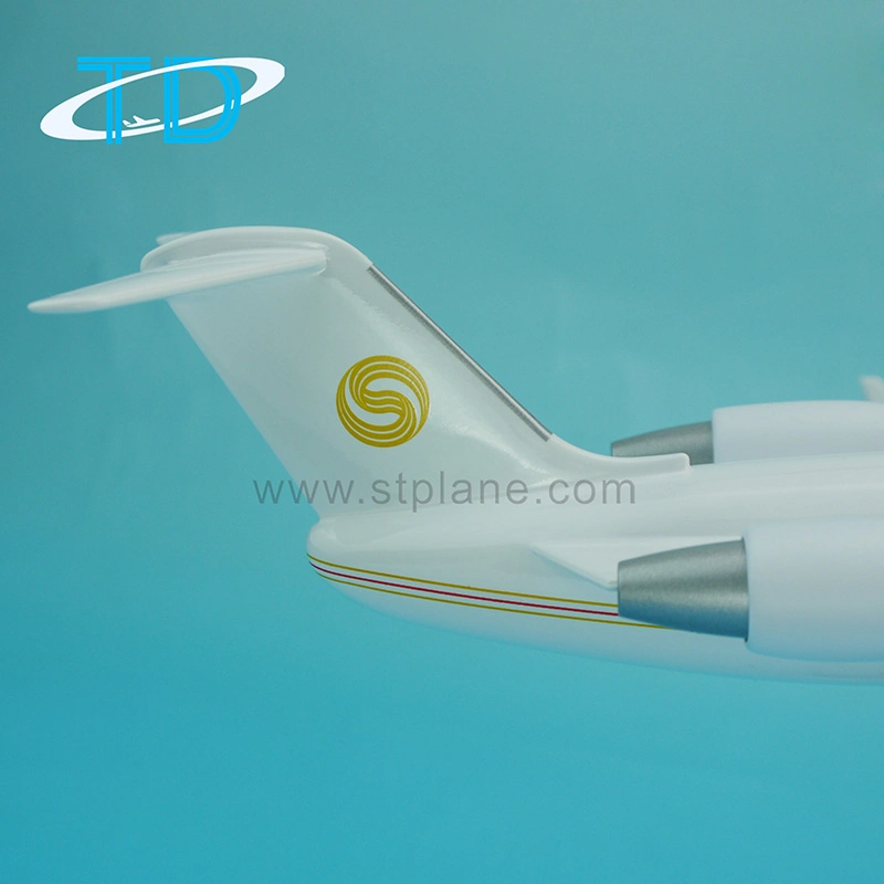 Crj-200 Modelo Jet comercial de resina de 34cm.