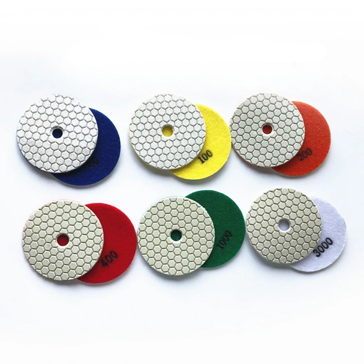 Wet or Dry Used Flexible Diamond Polishing Pads for Angle Grinder