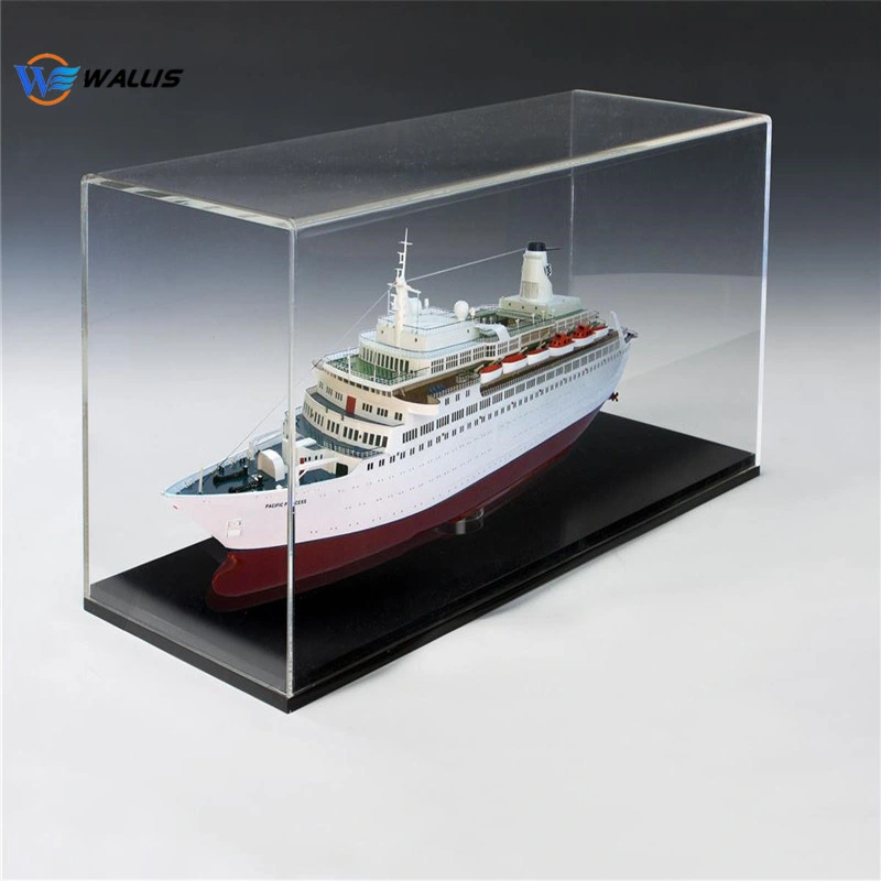 Clear Transparent Waterproof PMMA Cubical Makeup Cosmetic Acrylic Storage Shelf Gift Display Stand Cabinet Showcase Box