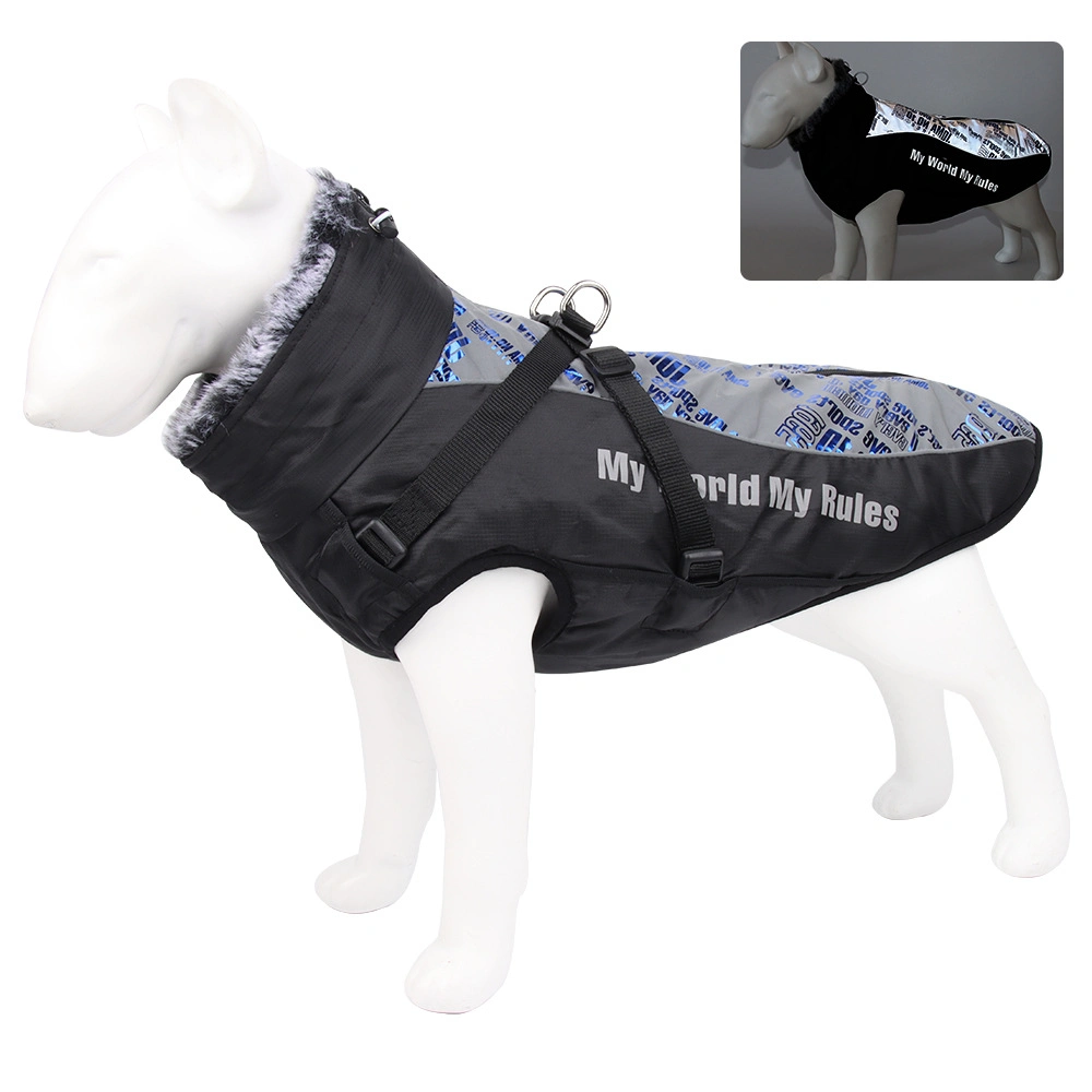 Novas roupas de inverno para cães de estimação - Roupa do cãozinho foi adicionada Casaco