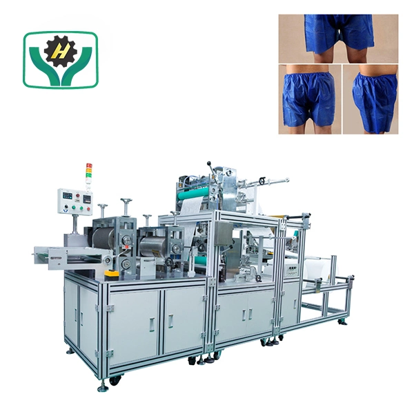 Factory Price Automated Nonwoven Beauty Salon Briefs Non Woven Underwear Boxer Shorts Making Machine