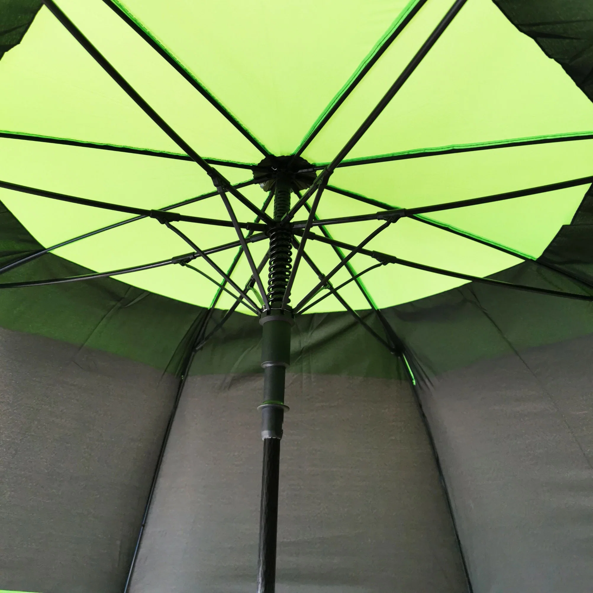 36 Inch Special Big Size Straight Golf Umbrellas Windproof Fiberglass Frame with Double Layer