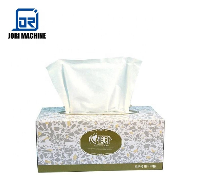 Facial Tissue Paper Folding Machine with Glue Lamination Part