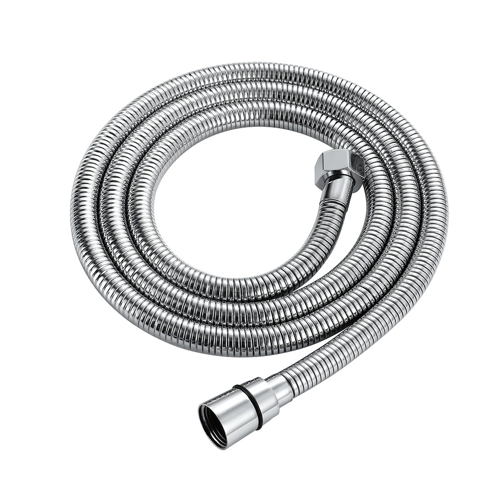 Custom Length High Quality Ultra-Flexible Replacement Metal Stainless Steel Shower Hose in Polished Brass