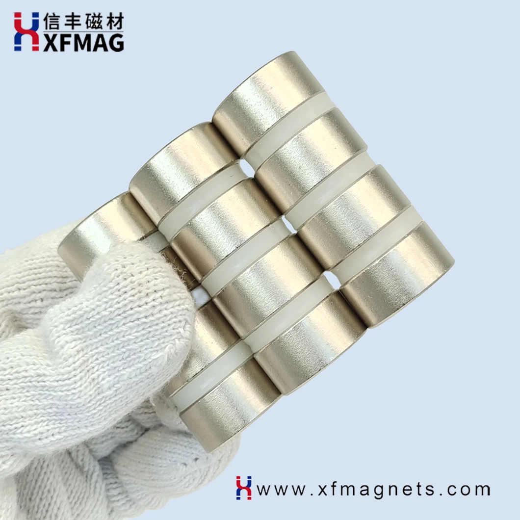 Nickle Coating Cylindrical Neodymium Magnet Rod Magnet Cylinder Magnetic Material