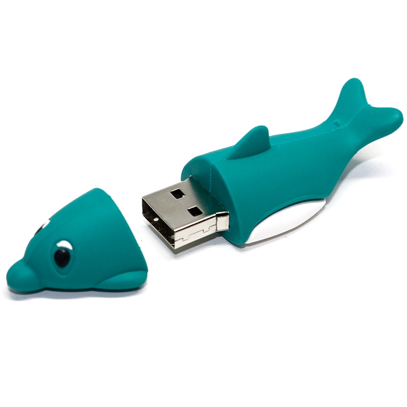 Wholesale/Supplier Custom 3D PVC Shark USB 2.0/3.0 8GB 16GB USB Disk