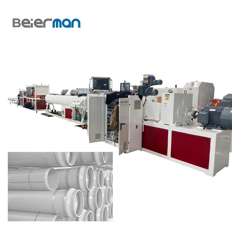 Beierman PP PE PVC Corrugated Pipe Machine Production Line/ Bellows Water Electric Conduit Pipe Making Machine