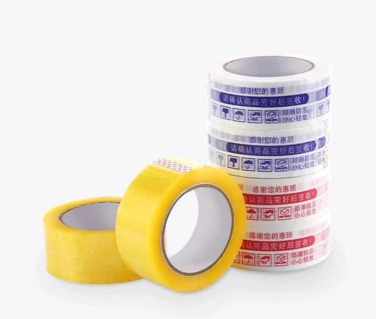 Customised Tape BOPP Materiala Clear Printed Transparent Packing Tape