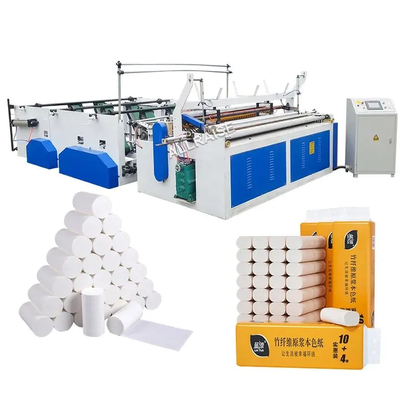 Fully Automatic Toilet Paper Making Machine Toilet Paper Roll Slitting Rewinding Machine